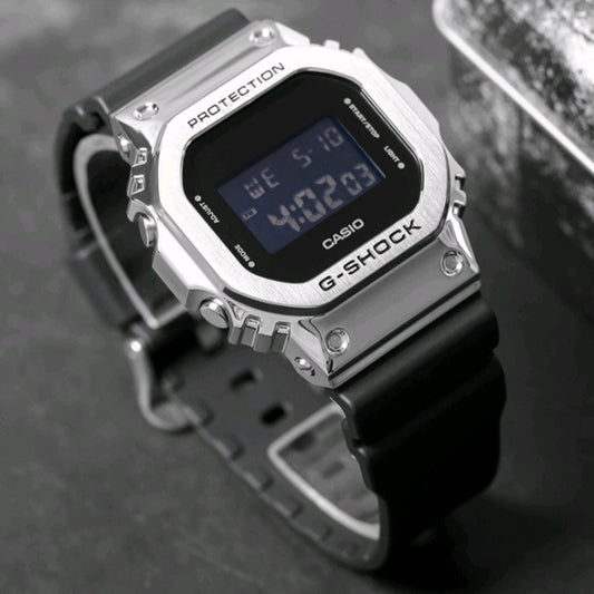 Digital DW-5600BB-1 Metal Body Trusted Multi Functional Digital Unisex Collection